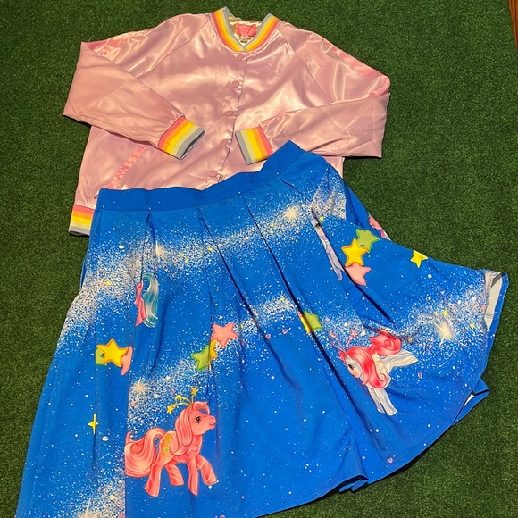 Unique Vintage My Little Pony Swing Skirt - Picture 1 of 7